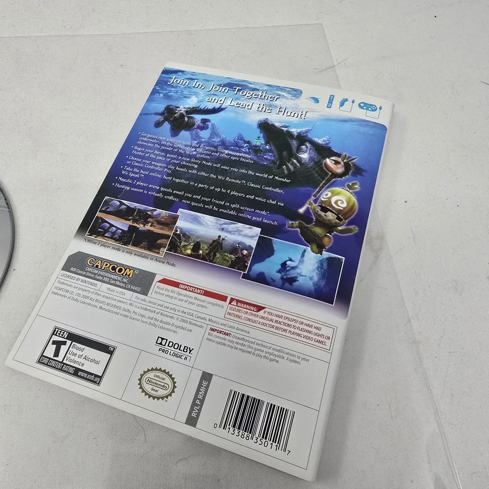 Monster Hunter 3‎ Tri - Nintendo Wii Game - Tested Working